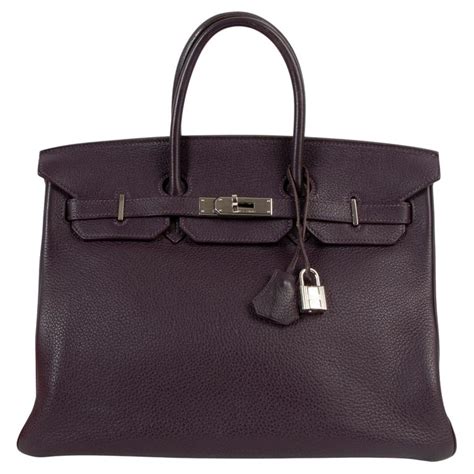 HERMES Togo Birkin 35 Raisin 1440957 .